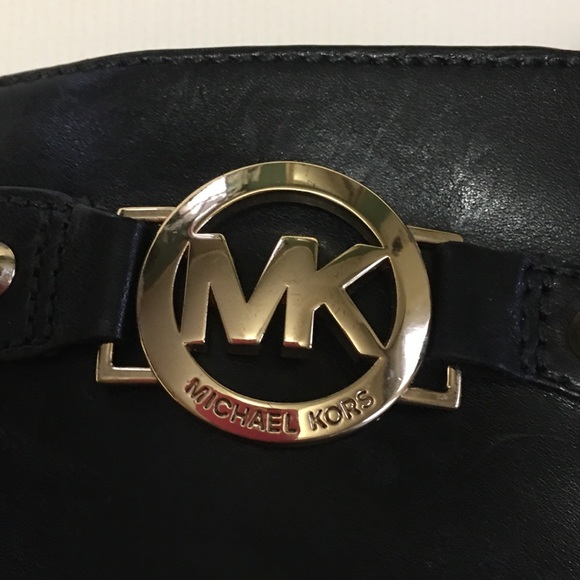 MICHAEL KORS Leather Platform Ankle Booties - Picture 3 of 6